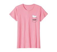 Casper The Friendly Ghost Daydreaming On Your Pocket Camiseta, Mujer, Rosado, XXL