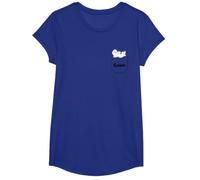 Casper The Friendly Ghost Daydreaming On Your Pocket Camiseta, Niñas, Azul Real, M