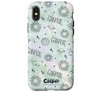 Casper The Friendly Ghost Green Cosmic All-Over Print Carcasa para iPhone X/XS