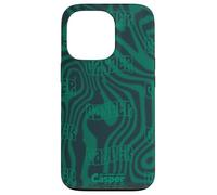 Casper The Friendly Ghost Green Psychedelic All-Over Print Carcasa para iPhone 13 Pro