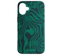 Casper The Friendly Ghost Green Psychedelic All-Over Print Carcasa para iPhone 16 Plus