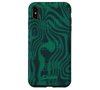 Casper The Friendly Ghost Green Psychedelic All-Over Print Carcasa para iPhone XS MAX