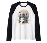 Casper The Friendly Ghost Haunted House Glow Camiseta Manga Raglan