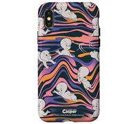 Casper The Friendly Ghost Psychedelic Wave All-Over Print Carcasa para iPhone X/XS