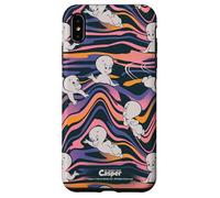 Casper The Friendly Ghost Psychedelic Wave All-Over Print Carcasa para iPhone XS MAX