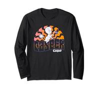 Casper The Friendly Ghost Psychedelic Waves Manga Larga
