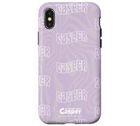 Casper The Friendly Ghost Purple Psychedelic All-Over Print Carcasa para iPhone X/XS