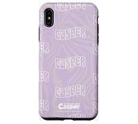 Casper The Friendly Ghost Purple Psychedelic All-Over Print Carcasa para iPhone XS MAX