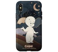Casper The Friendly Ghost Rainbow Night Sky Carcasa para iPhone X/XS