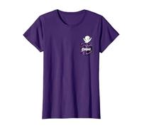 Casper The Friendly Ghost Tie Dye Pocket Hit Camiseta, Mujer, Morado, XL