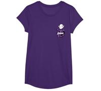 Casper The Friendly Ghost Tie Dye Pocket Hit Camiseta, Niñas, Morado, M