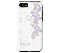 Casper The Friendly Ghost Vertical Logo Purple Tones Carcasa para iPhone SE (2020) / 7/8