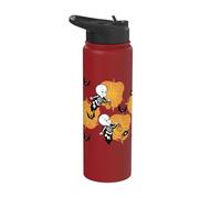 Casper Trick Or Treat All Over Print Stainless Steel Insulated Water Bottle