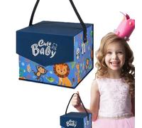 Caspette per il trattamento a tema animale, 6.69 poldi favore per feste per animali | Capovolgi le grandi scatole di caramelle vuote con cinturón, decoración de ducha de cumpleaños, Prodotti per feste