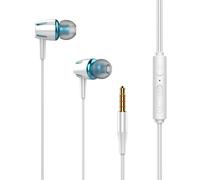 Casque Filaire - Écouteurs Intra-Auriculaires 18g En TPE Avec Double Fibre De Carbone Glow In The Dark - Réduction De Bruit, Expérience Immersive Pour Téléphone, Ordinateur, Jack 3,5 mm