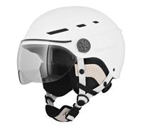 Casque vélo avec visière t'nb urban moov taille m blanc