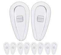 Casquetas para gafas de silicona para gafas - nosepad de 5 pares | SECLI de tornillo almohadillas | Reemplazo del cojín antideslizante para el ajuste de las gafas cómodos y el uso cotótidos