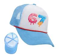 Casquette Baseball Fun 67 Avec Logo Cream Drop, Pour Ados Et Adultes Aimant Le Style Décontracté | Chapeau À Visière Pour Sortie, Loisir Look Décalé