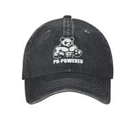 Casquette de Baseball Ajustable Panda Dans la Salle Sport Casquette décontractée pour Hommes Femmes été randonnée pêche Hip Hop chapeaux bricolag Outdoor Sports Hat