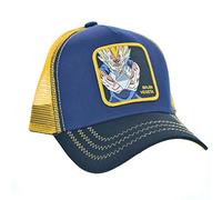 Capslab Majin Vegeta Trucker Cap Dragon Ball Z Blue/Yellow - One-Size