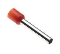 Casquillo Aislado, 18X4mm, Paquete De 100 - Alambre De Cobre De Crimp Conector Aislado Pasador De La Virola, Conectores De Terminales De Cable, Francés Naranja Nylon Casquillos Conectores