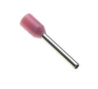 Casquillo Aislado, 8X0.34mm, Paquete De 100 - Conector De Cobre Para Crimpar Alambre, Casquillo Aislado, Conectores De Terminal De Cable, Conectores De Nylon Rosa Francés