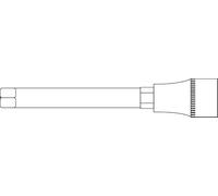 Casquillo de boquilla hexagonal 11 mm L.140 mm 1/2" - SA 0416