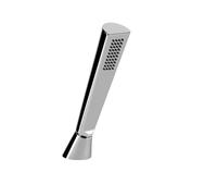 Casquillo de ducha Gessi CONO, con teleducha anticalcárea extraíble y flexo de ducha metálico, 45127707, Color: Metal negro cepillado PVD