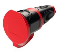 Casquillo de goma portátil con tapón 16A 2P+Z TAURUS2 2511-sr