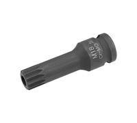 Casquillo de impacto M18 de 1/2 pulgadas, acero Cr-MB, longitud 78 mm con agujero
