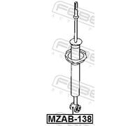 Casquillo de la suspensión MZAB-138 FEBEST para MAZDA DEMIO