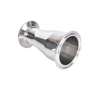 Casquillo de soldadura para tuberías, Accesorio de tubería reductor de férula de triple abrazadera de acero inoxidable 304, varios tamaños(38mm to 51mm)