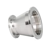 Casquillo de soldadura para tuberías, Conector de tubería reductor de férula de triple abrazadera SS304, varios tamaños(89mm-76mm)