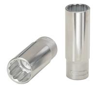 Casquillo Largo 6 Caras ULTIMATE 1/2'', 8 Mm