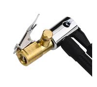 Casquillo rápido para inflado de neumáticos - Boquilla para bomba de inflado con abrazadera | Casquillo ajustable para tubo de aire | para Dirt Bike, ciclismo de carretera, actividades al aire libre