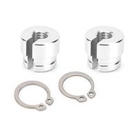 Casquillos de Acelerador 2Pcs con Anillos de Retención para E28 E39 E36 M20 M30 M50 M60 - Material de Aluminio Billet, Instalación Fácil, Repuestos Duraderos para Coches