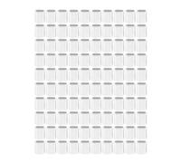 Casquillos de aluminio para engarzar cables de acero, 100 piezas, brillante, sin rebabas, ovalado, 1 orificio, abrazadera, mandril M4 AL6063 para aparejos de cuerdas y