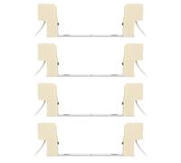Casquillos de Bombilla R7S 118 mm Portalámparas para Bombillas LED Soporte de Lámpara 3A 220v, Cerámica 4Pcs Adaptador Base