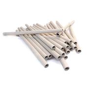 Casquillos de cartón de 7 x 9 x 200 mm, color marrón, enrollados en paralelo, fijos, tubos de papel, tubos de cardboard, hotel de insectos, manguitos ..