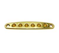Casquillos de cuerda de guitarra eléctrica de alta calidad, construcción de metal, aumenta el tono, configuración simple, todos los niveles, cuerda a través del cuerpo
