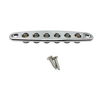 Casquillos de cuerda de guitarra eléctrica de alta calidad, construcción de metal, mejora el tono, configuración simple, todos los niveles, guía de cuerdas de puente de guitarra de metal