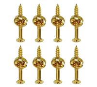 Casquillos de junta de cuello de guitarra negro/dorado/plateado con tornillos, accesorios de guitarra para guitarra eléctrica, paquete de 8 unidades