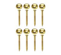 Casquillos de junta de cuello de guitarra negro/dorado/plateado con tornillos, accesorios de guitarra para guitarra eléctrica, paquete de 8 unidades