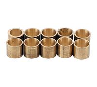 Casquillos de Puntas de Taco de Billar de Cobre Resistentes a la Corrosión, 10 Uds., para Mantenimiento de Mesa de Billar (9MM 【Sin Dientes】)