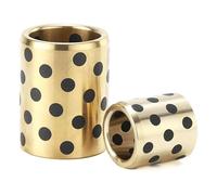 Casquillos sin lubricación envueltos de latón y gr Casquillo de rodamiento latón grafito ID 4-10 mm OD 8-19 Tamaños múltiples 3 piezas(8x15x24mm)