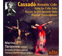 Cassado' Gaspar Works & Transcriptions for Cello (CD) (Importación USA)