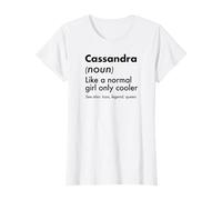 Cassandra Like A Normal Girl Only Cooler Queen Nombre Camiseta