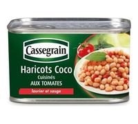 Cassegrain Frijoles Coco Cocinados con Tomates Laurier y Salvia 435 g (lote de 5 unidades)