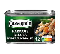 Cassegrain - Judías blancas 250 g - Sabor andino y textura derretida - Ideal para tus deliciosos platos cocinados - Larga duración - 4 unidades