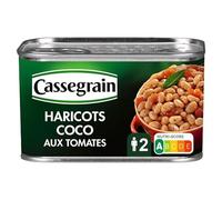 Cassegrain - Los Frijoles Cocidos Coco Tomates A 435 G - Lot De 4 - Precio Por Lote - Entrega Rápida